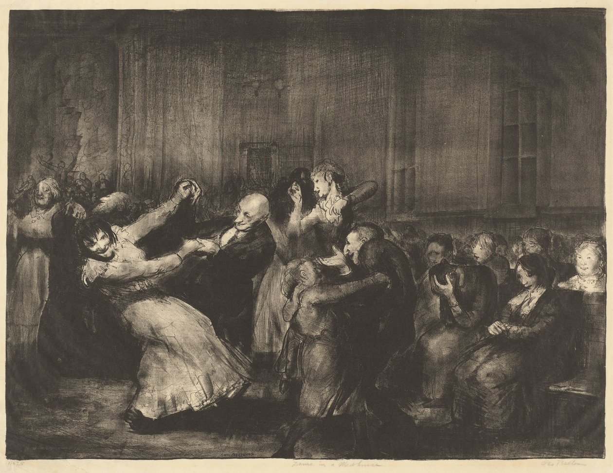 tımarhanede dans et by George Bellows