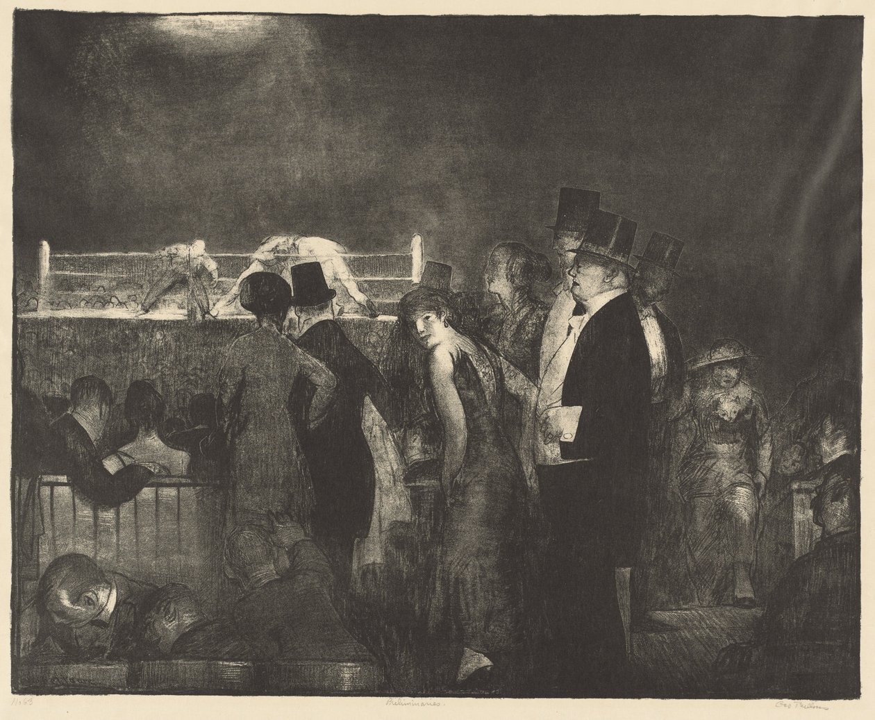 ön hazırlıklar by George Bellows