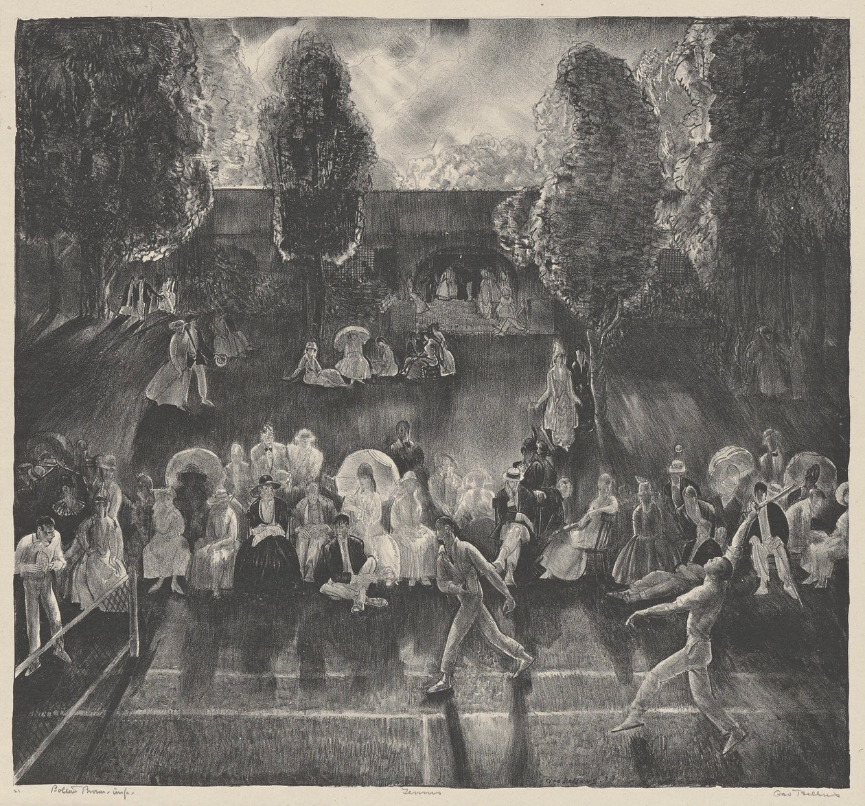 Tenis by George Bellows