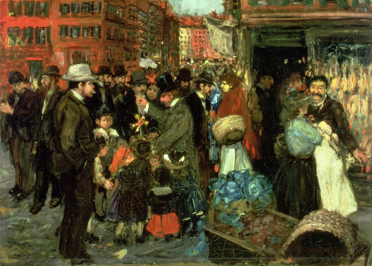 Hester Caddesi by George Benjamin Luks