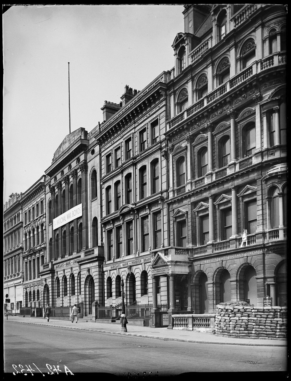 Colmore Row, Birmingham, 1941. by George Bernard Mason