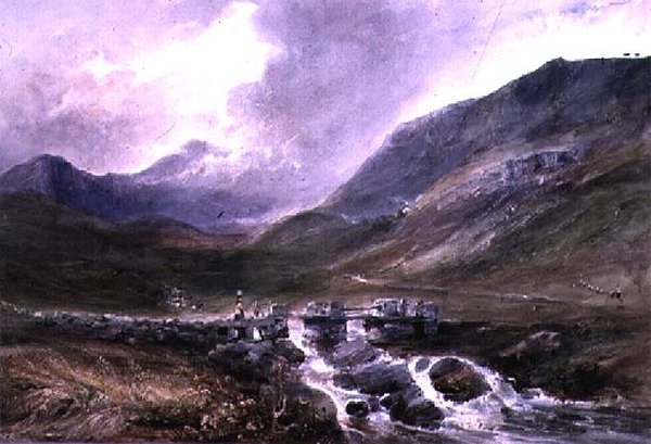 Galler Dağ Sahnesi by George Bryant Campion
