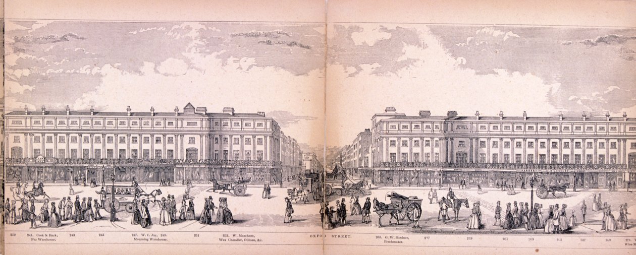 Londra Panoraması, 1849 by George C Leighton