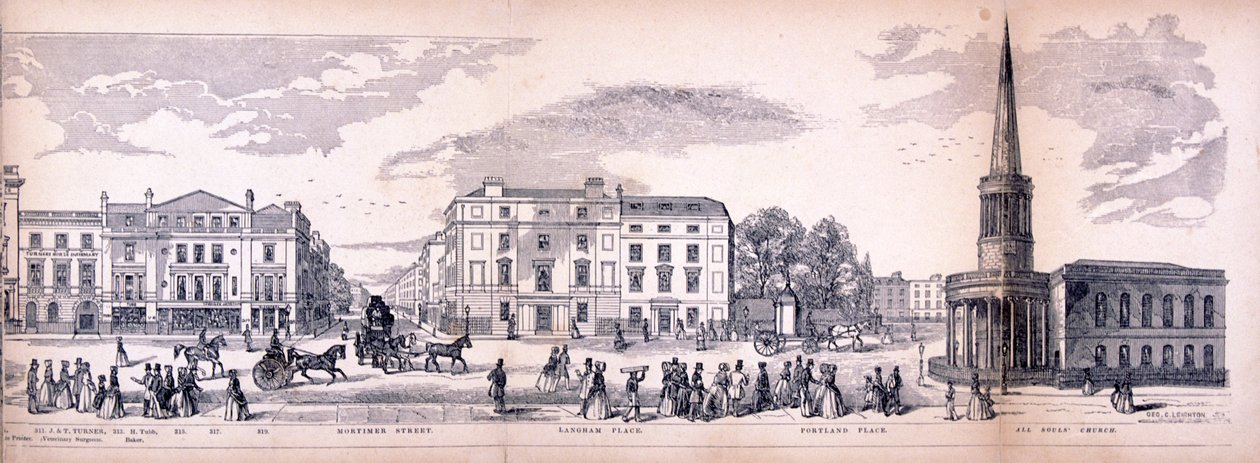 Londra Panoraması, 1849 by George C Leighton