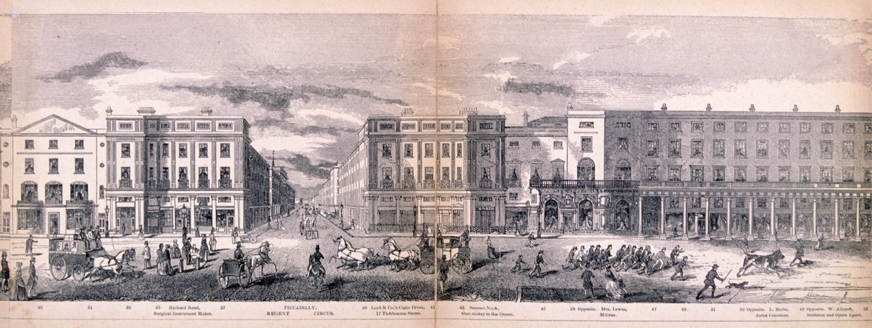 Londra Panoraması, 1849 by George C Leighton