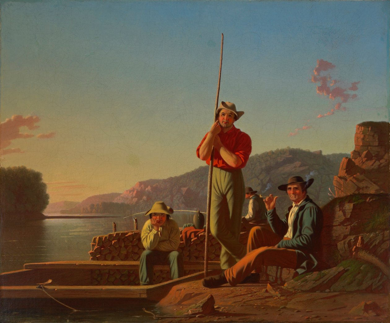 Ahşap Tekne by George Caleb Bingham