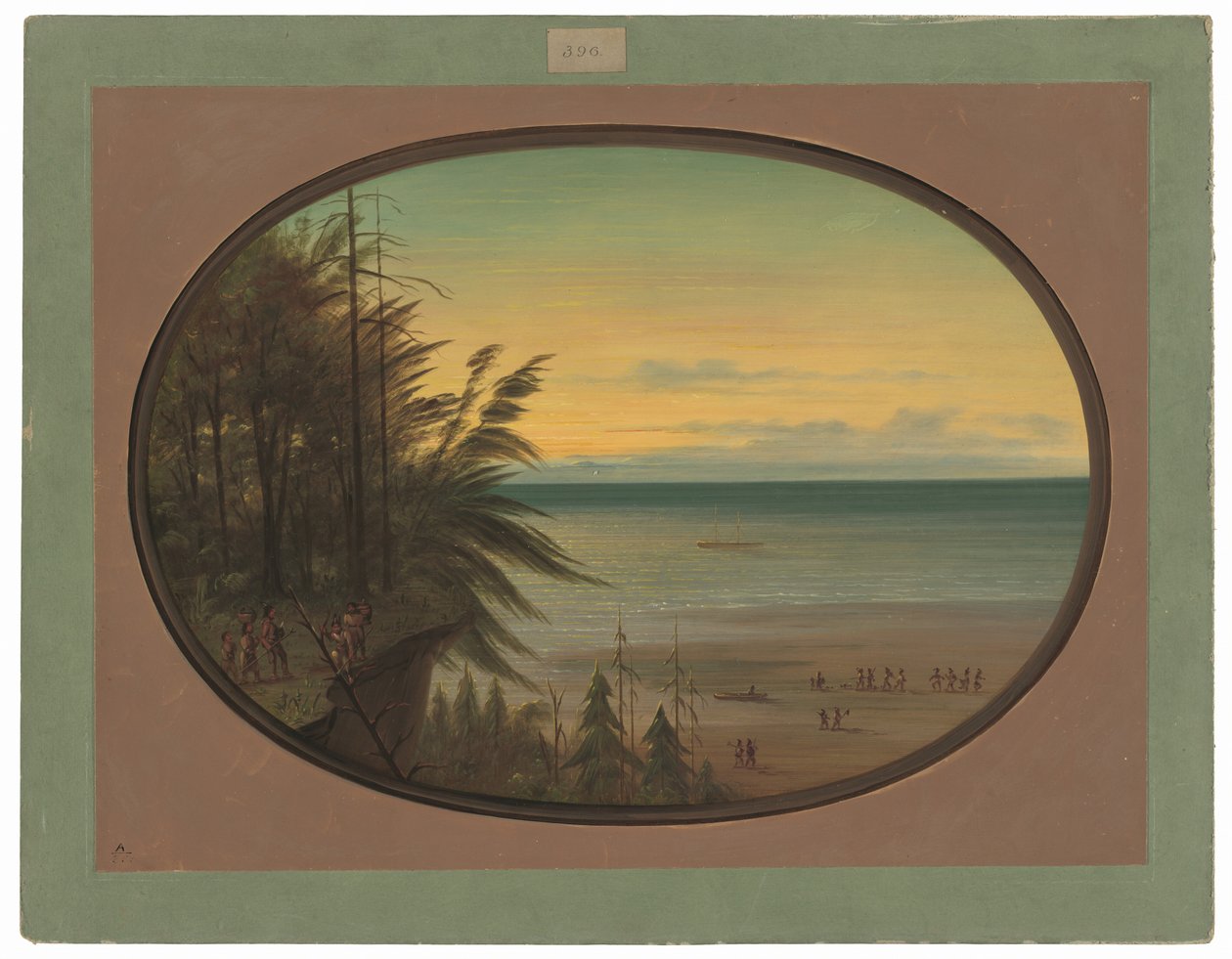 Bir Hint Merdiveni - Nayas Kızılderilileri by George Catlin