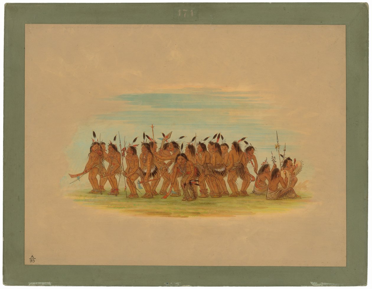 Köpek Dansı - Siyu by George Catlin