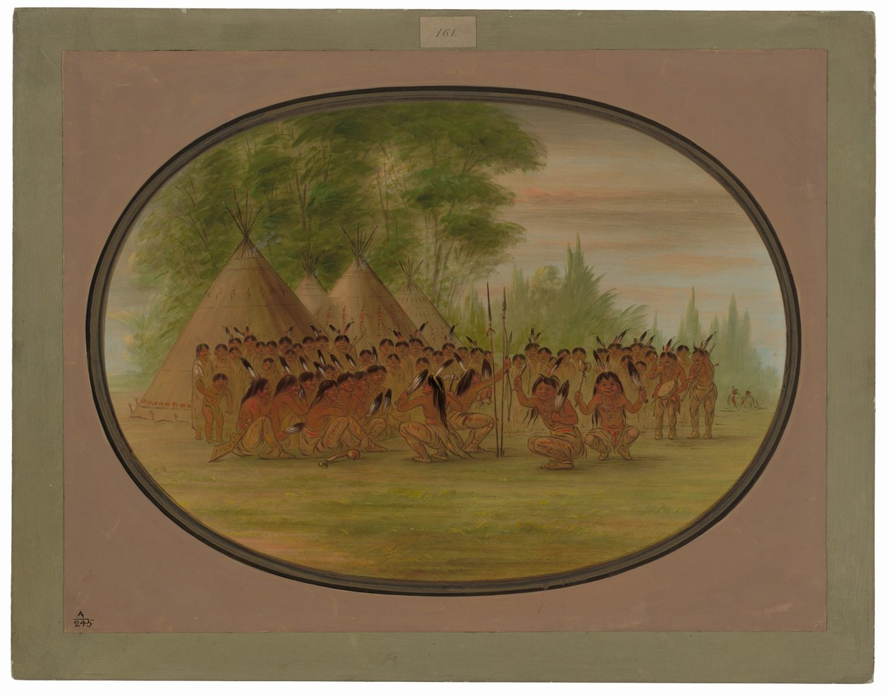 Kartal Dansı - Choctaw by George Catlin
