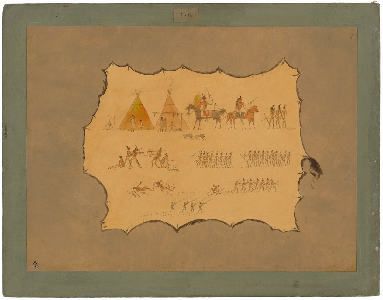 Cheyenne Cüppesinin tıpkıbasımı by George Catlin