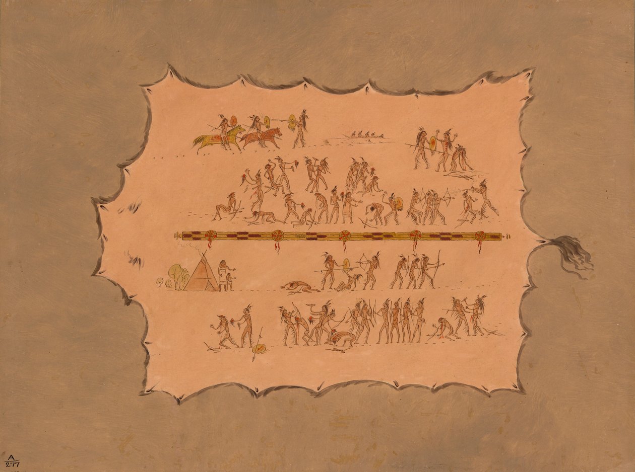 Bir Sioux Cüppesinin Faksimilesi, 18611869. by George Catlin