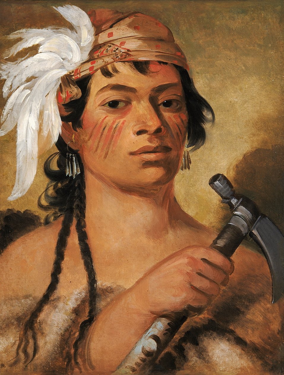 İyi Avcı, Bir Savaşçı, 1831. by George Catlin