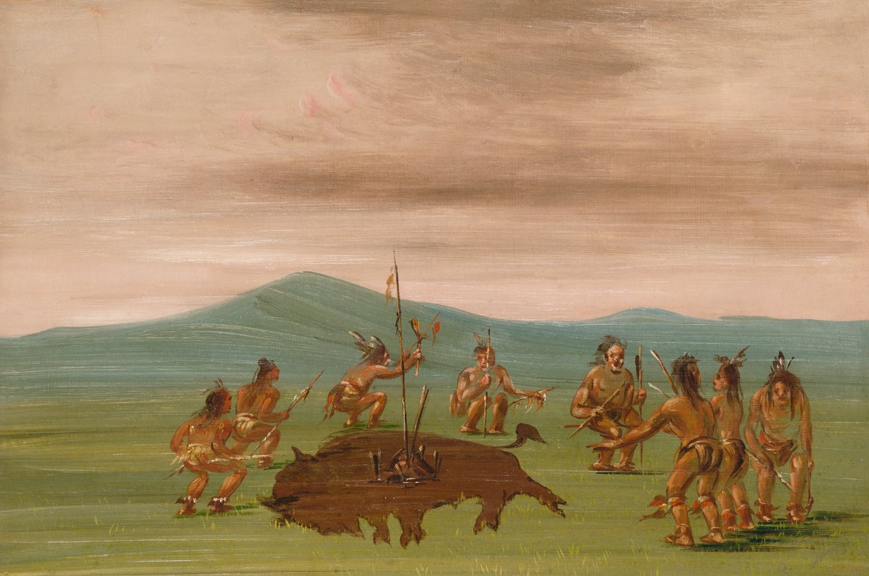 Siyuların Tıp Mandası, 1837-1839. by George Catlin