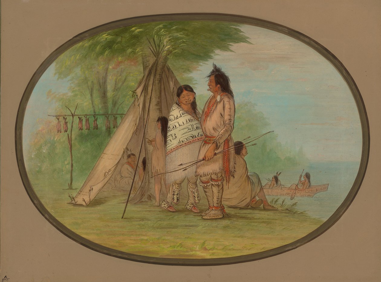 Nayas Kızılderilileri, 186[2]. by George Catlin