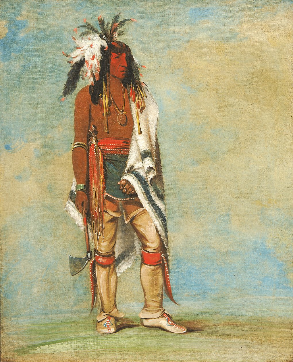 Yolsuz, bir Şef, 1835-1836. by George Catlin