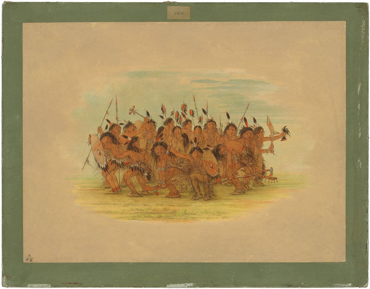 Saç Derisi Dansı - Siyu by George Catlin