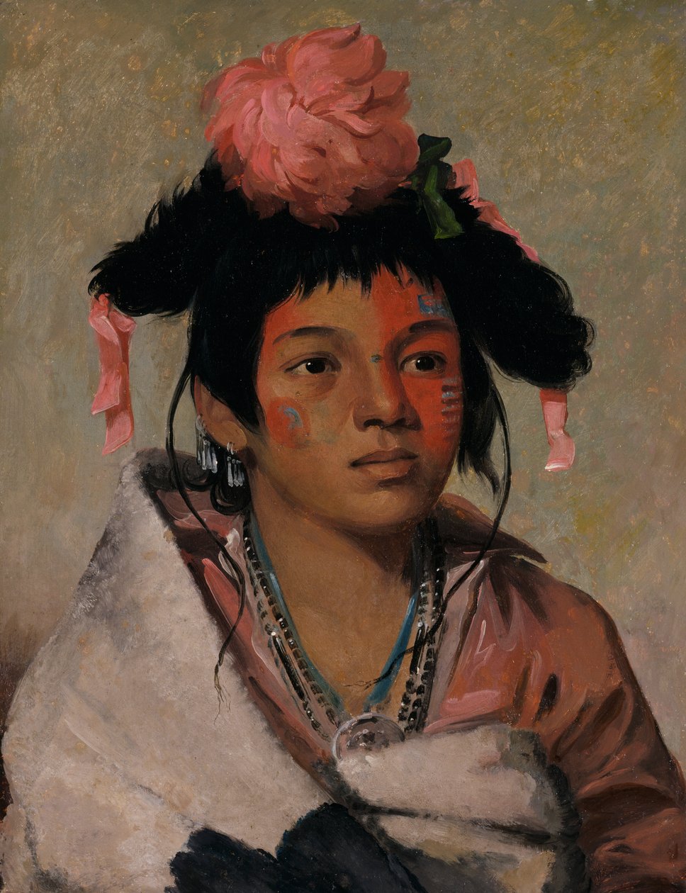 Tcha-káuk-o-ko-máugh, Büyük Şef, Bir Çocuk, 1831. by George Catlin