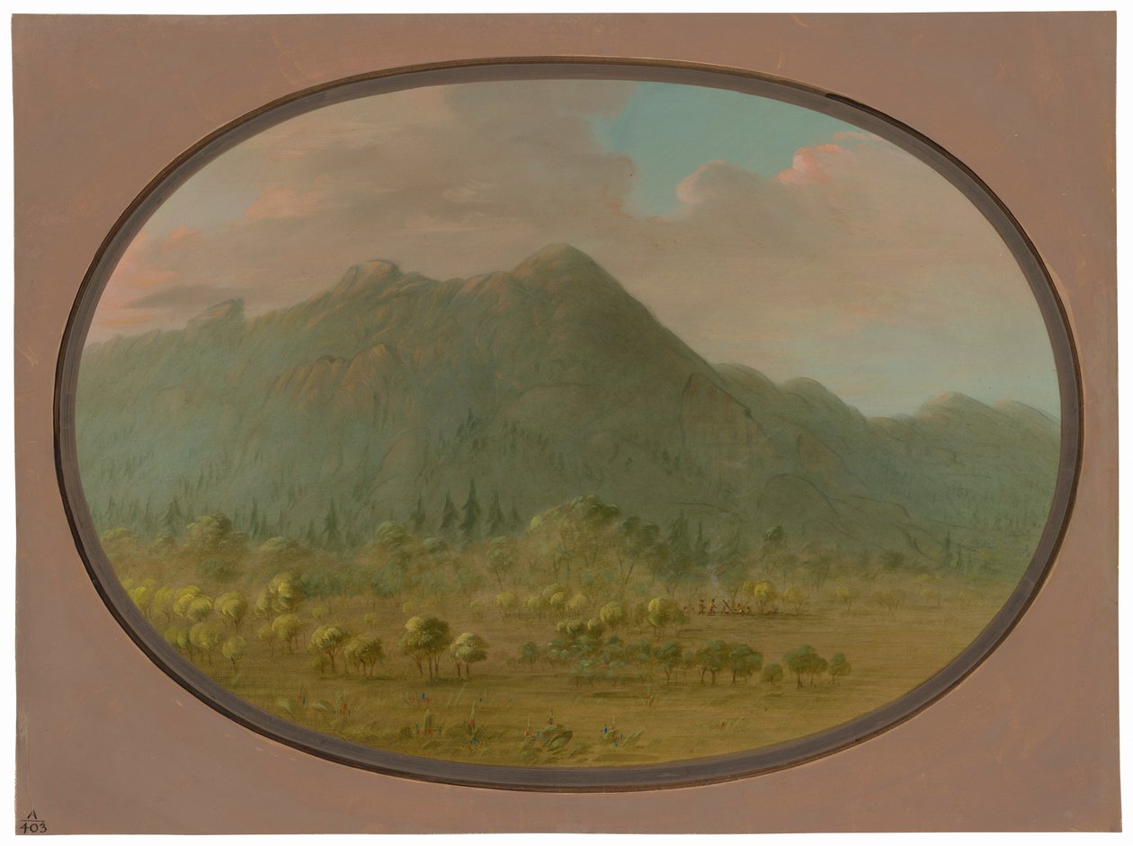 Kristal Dağlarda Görüntüle by George Catlin