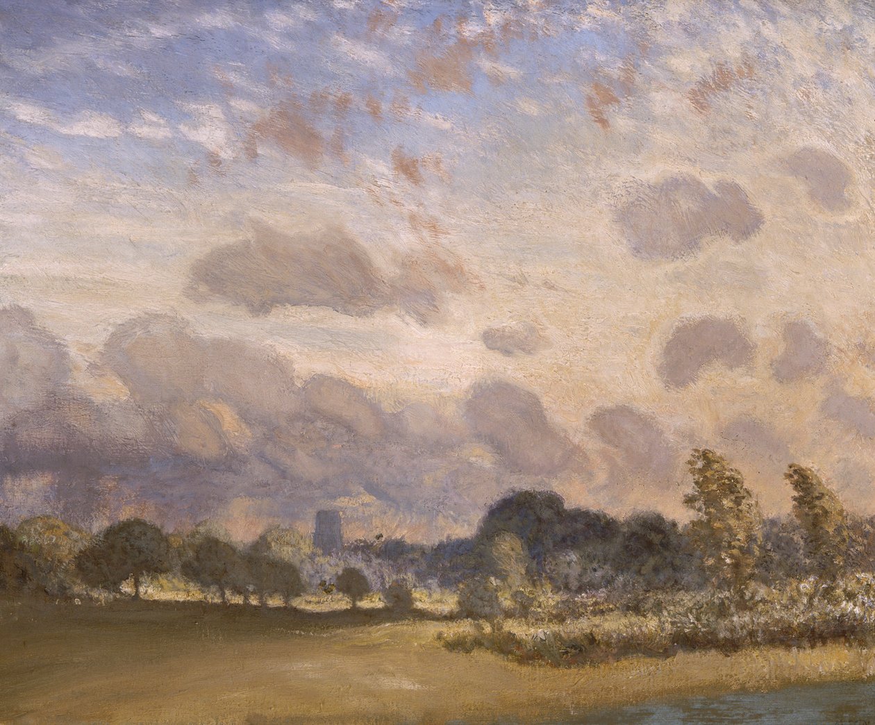 Clavering Kilisesi, c1908. by George Clausen
