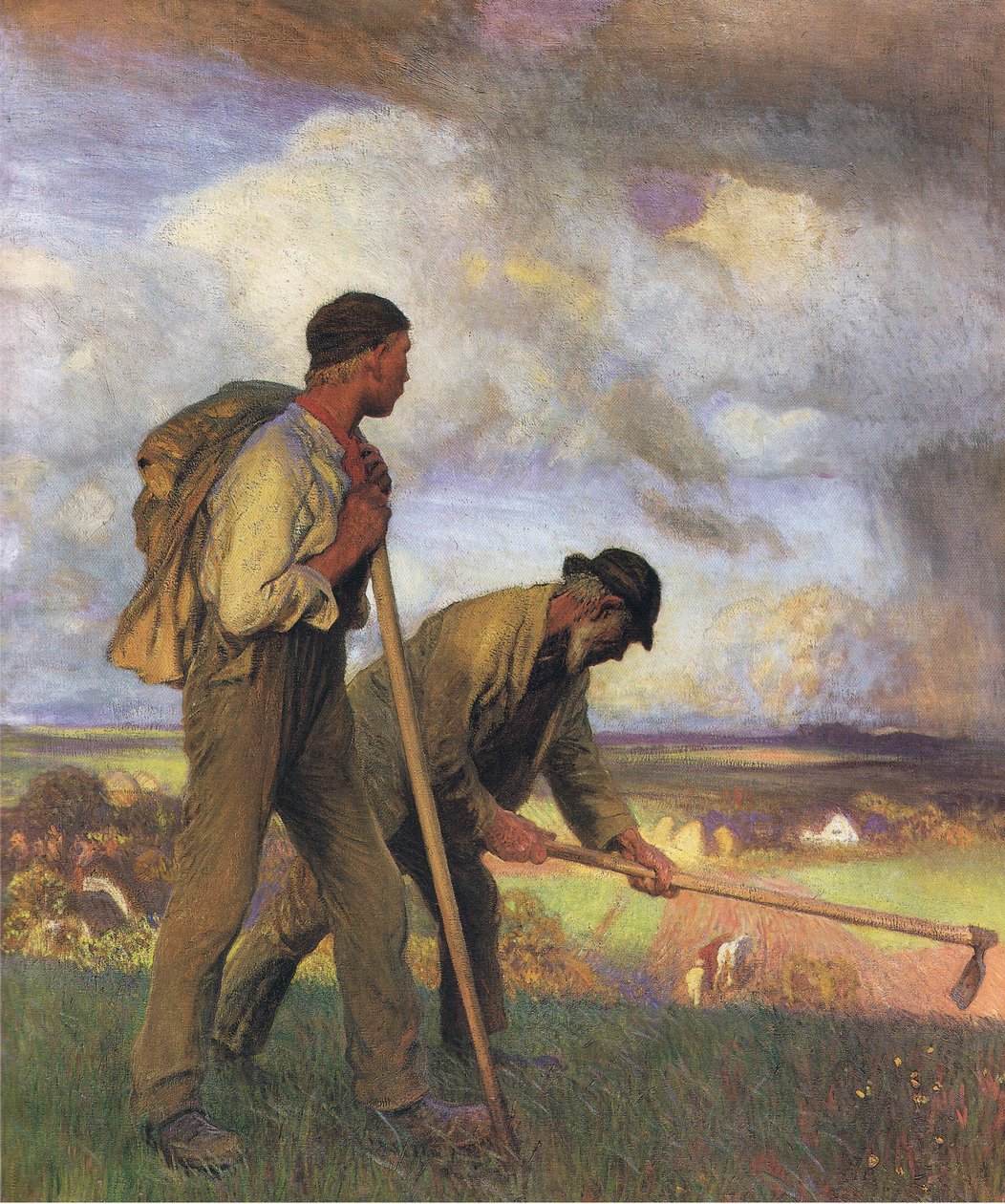 Oğlan ve adam by George Clausen