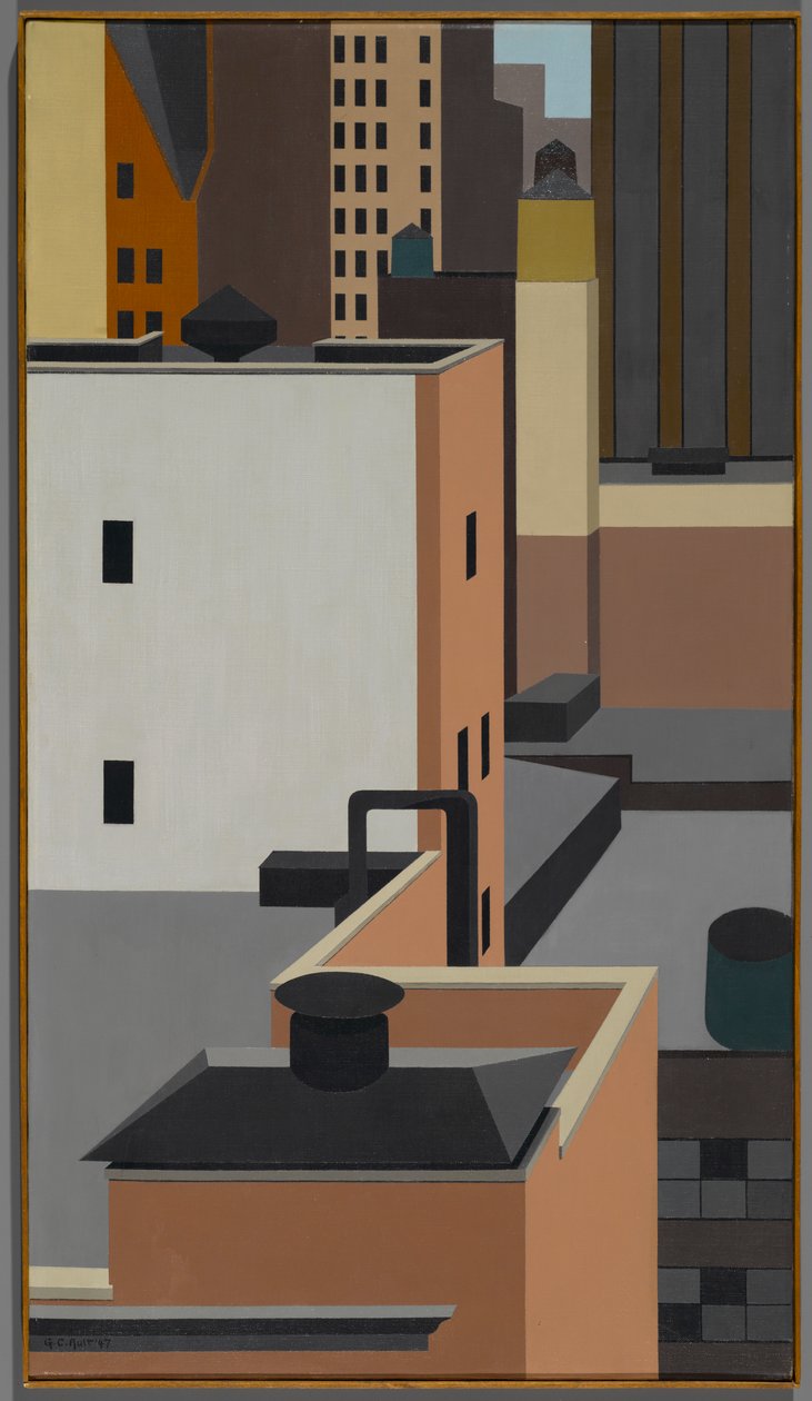Manhattan Mozaiği by George Copeland Ault