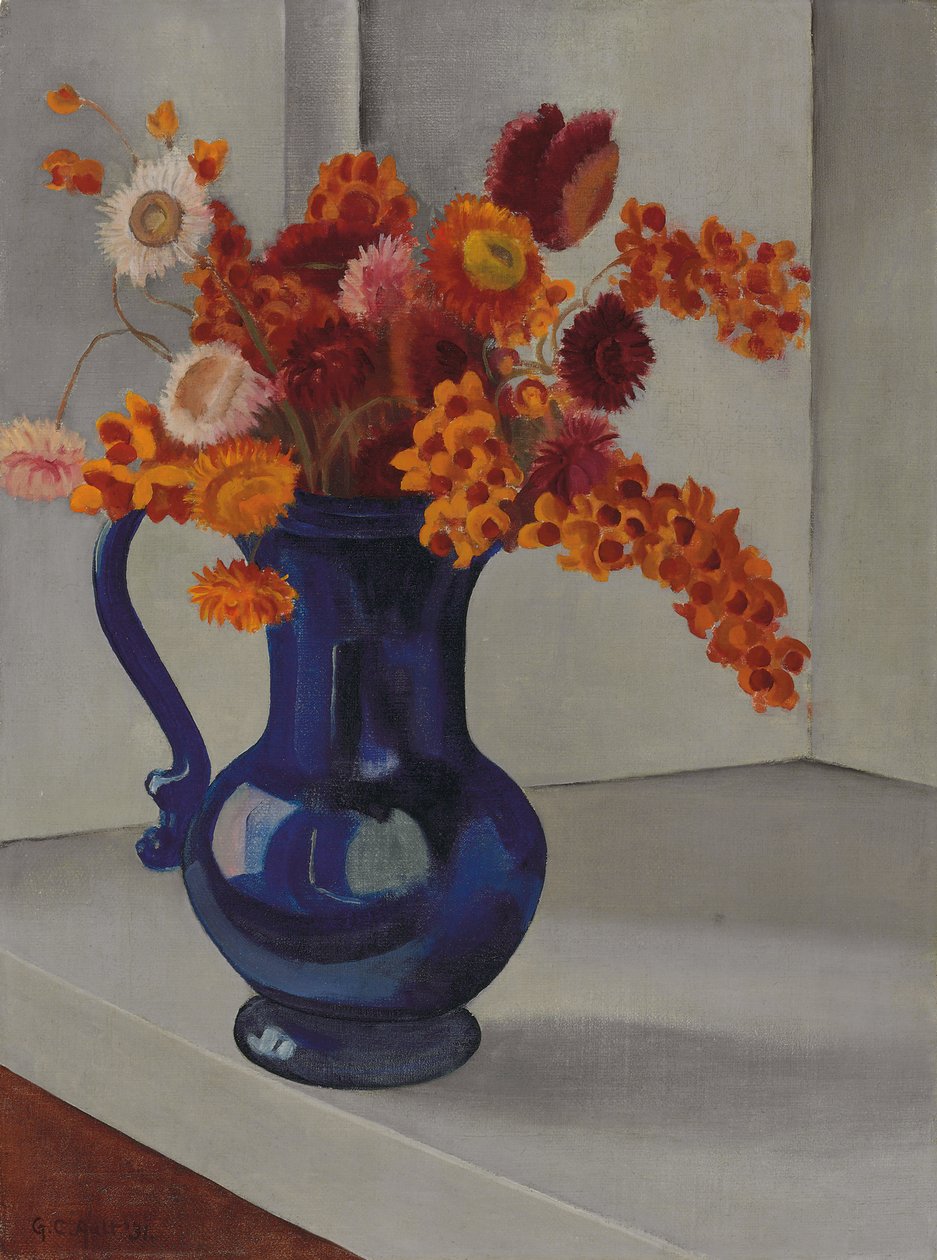 Hasır Çiçekler ve Acı Tatlı by George Copeland Ault