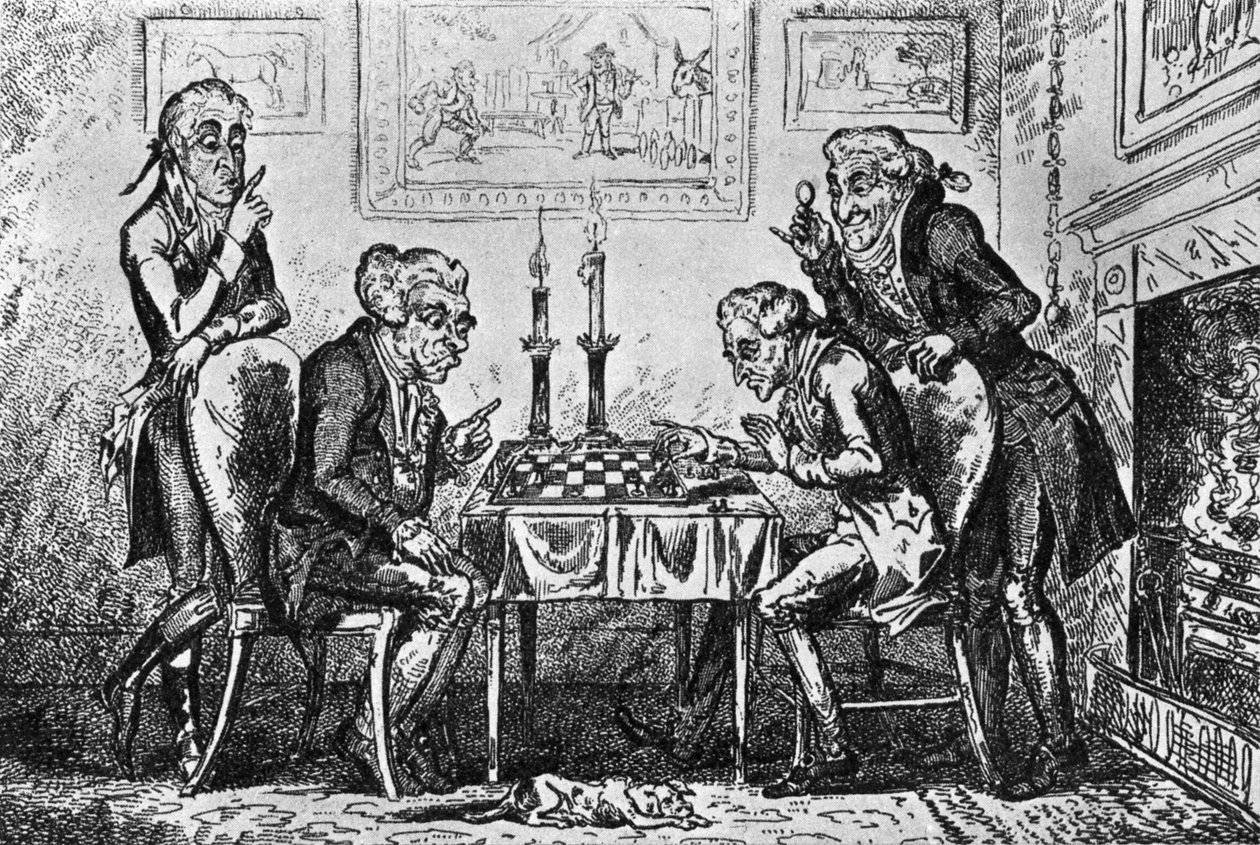Satranç Oyunu by George Cruikshank