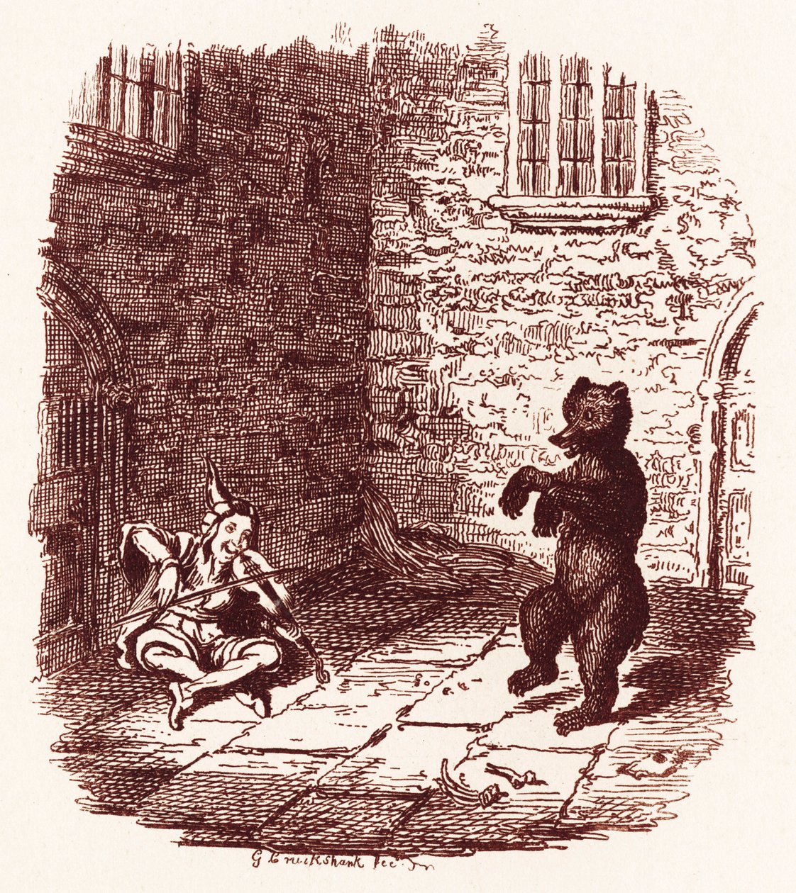 Kardeşler Grimm Çocuk ve by George Cruikshank