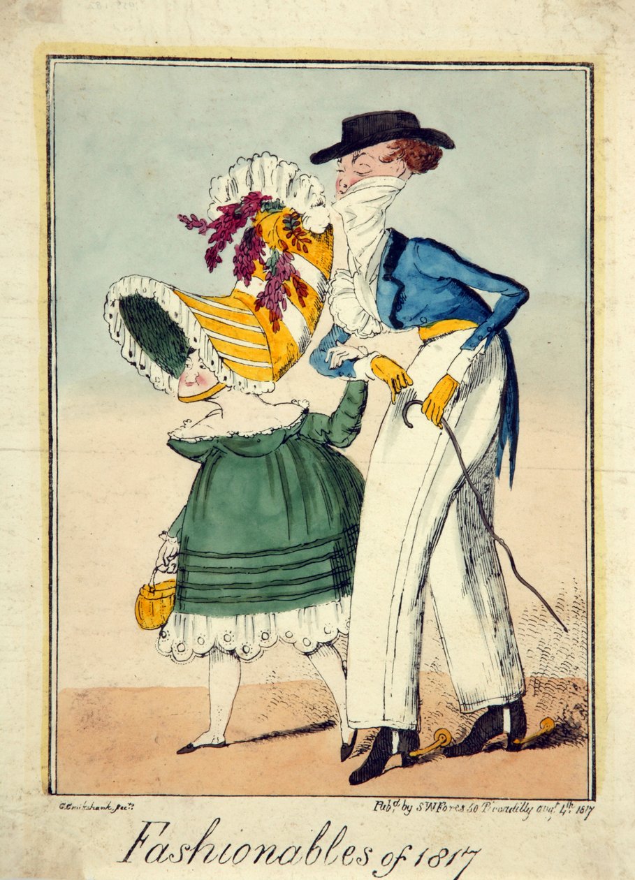 1817 modası by George Cruikshank