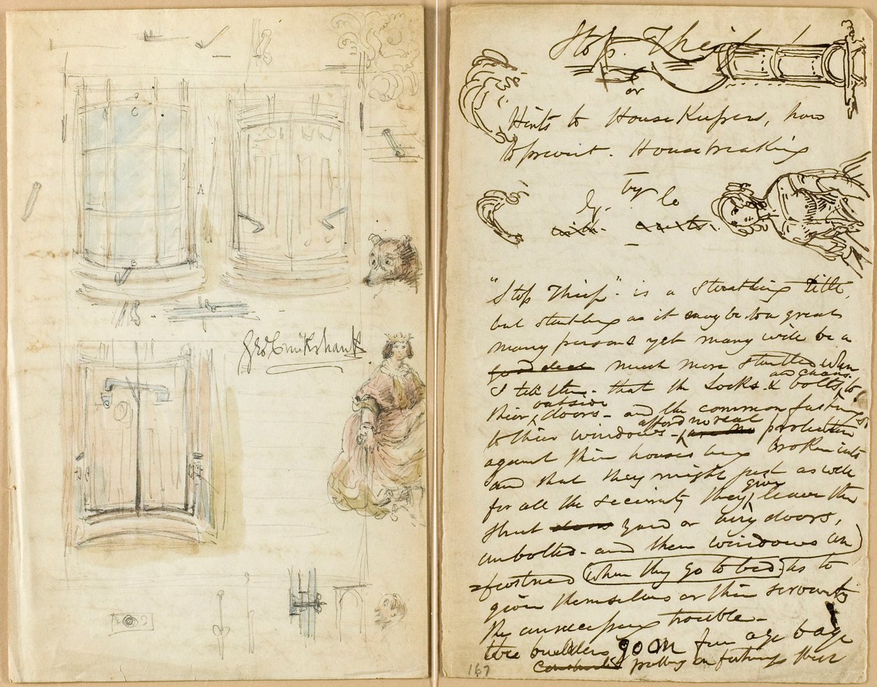 Mektup: Hırsızı Durdur by George Cruikshank