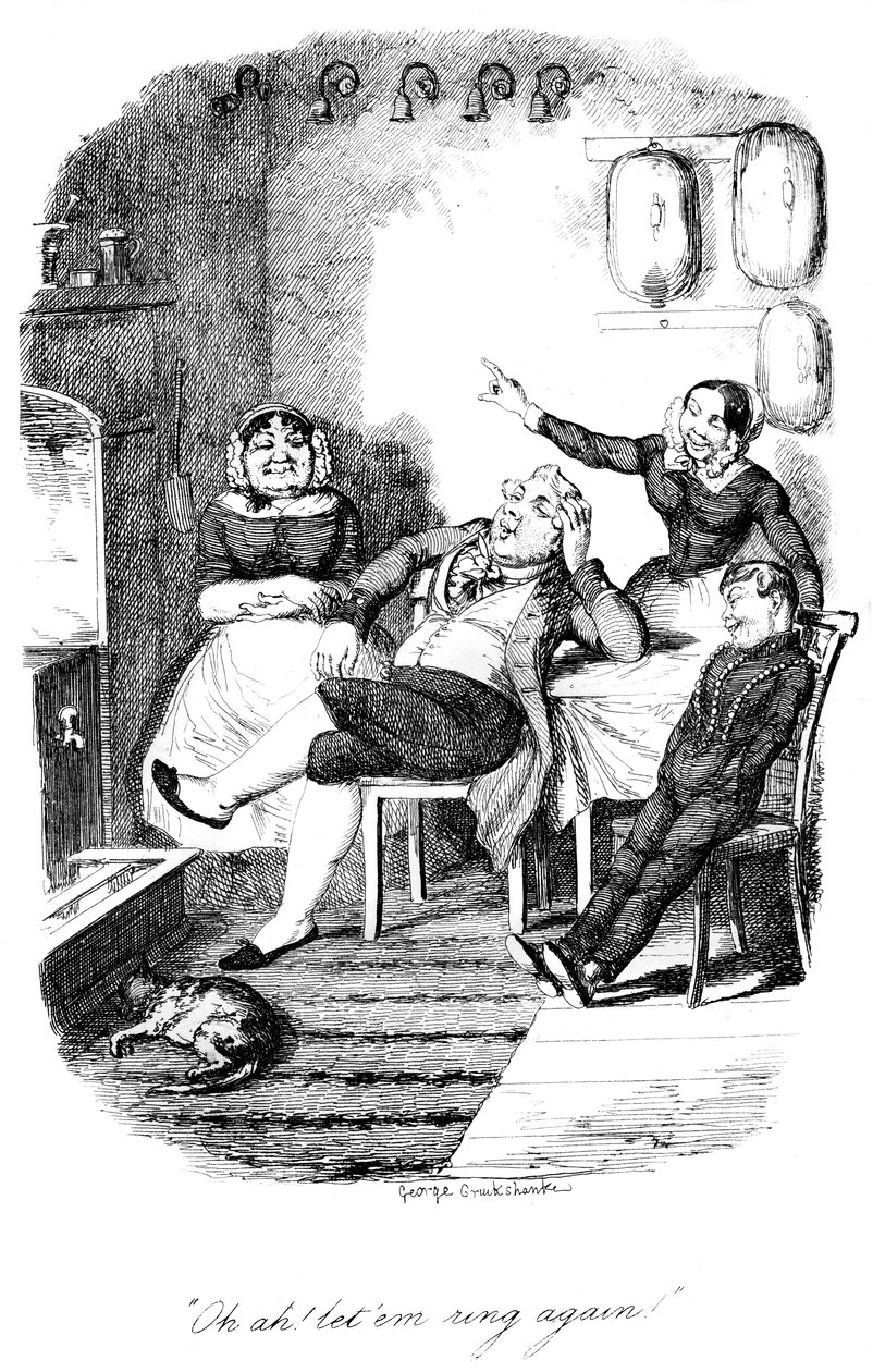 Ah ah! tekrar çalalım!, c1840s. by George Cruikshank