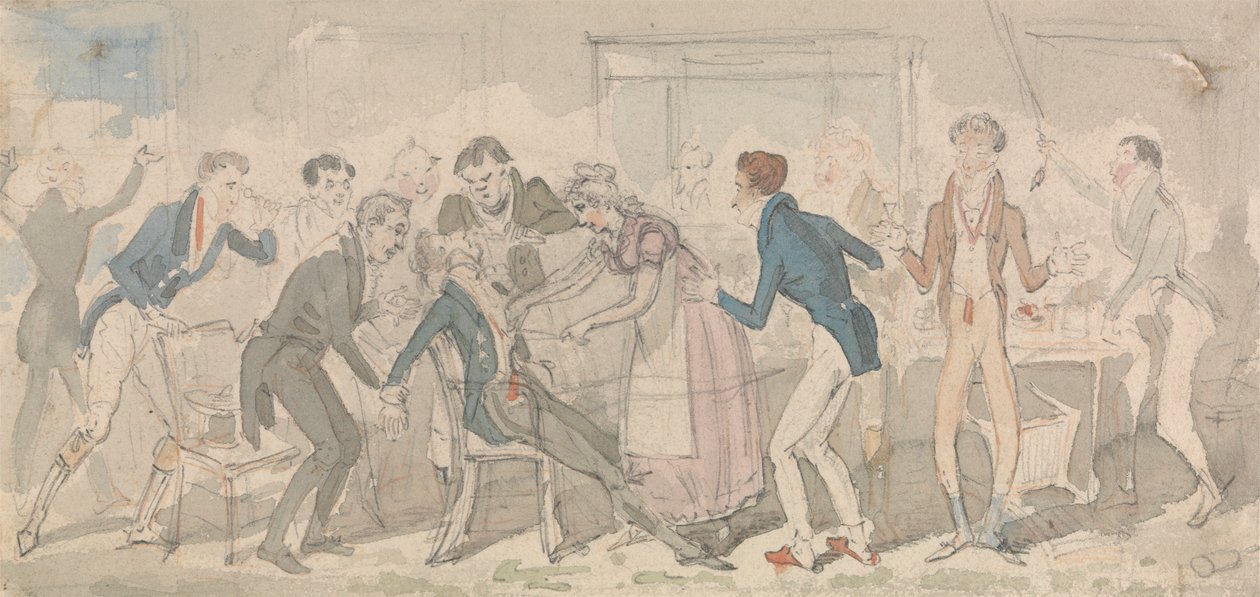 Bayılma Uyumu by George Cruikshank
