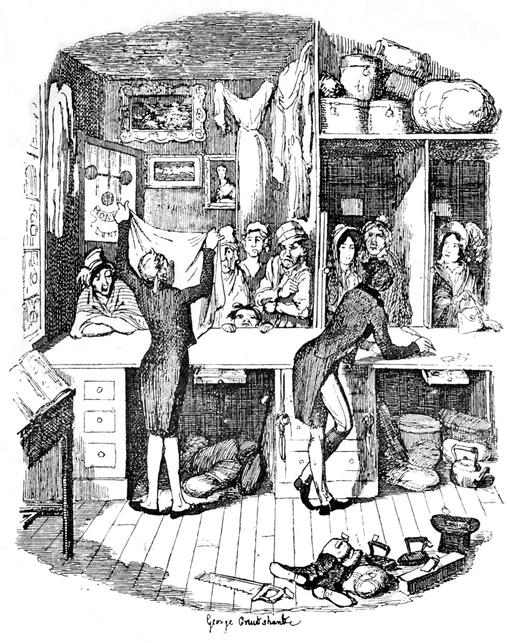 Tefeci Dükkanı, c1900 by George Cruikshank