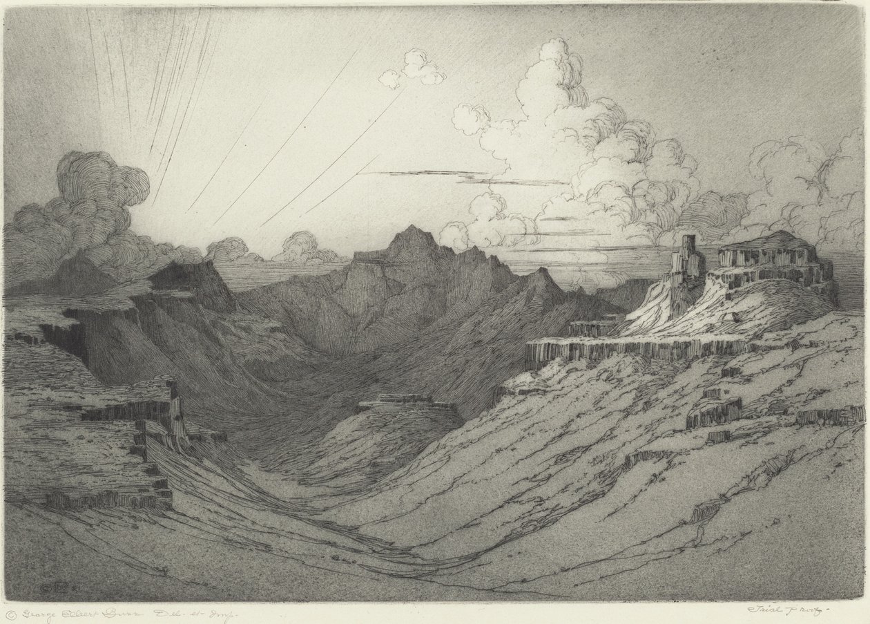 Çöl Gün Batımı by George Elbert Burr