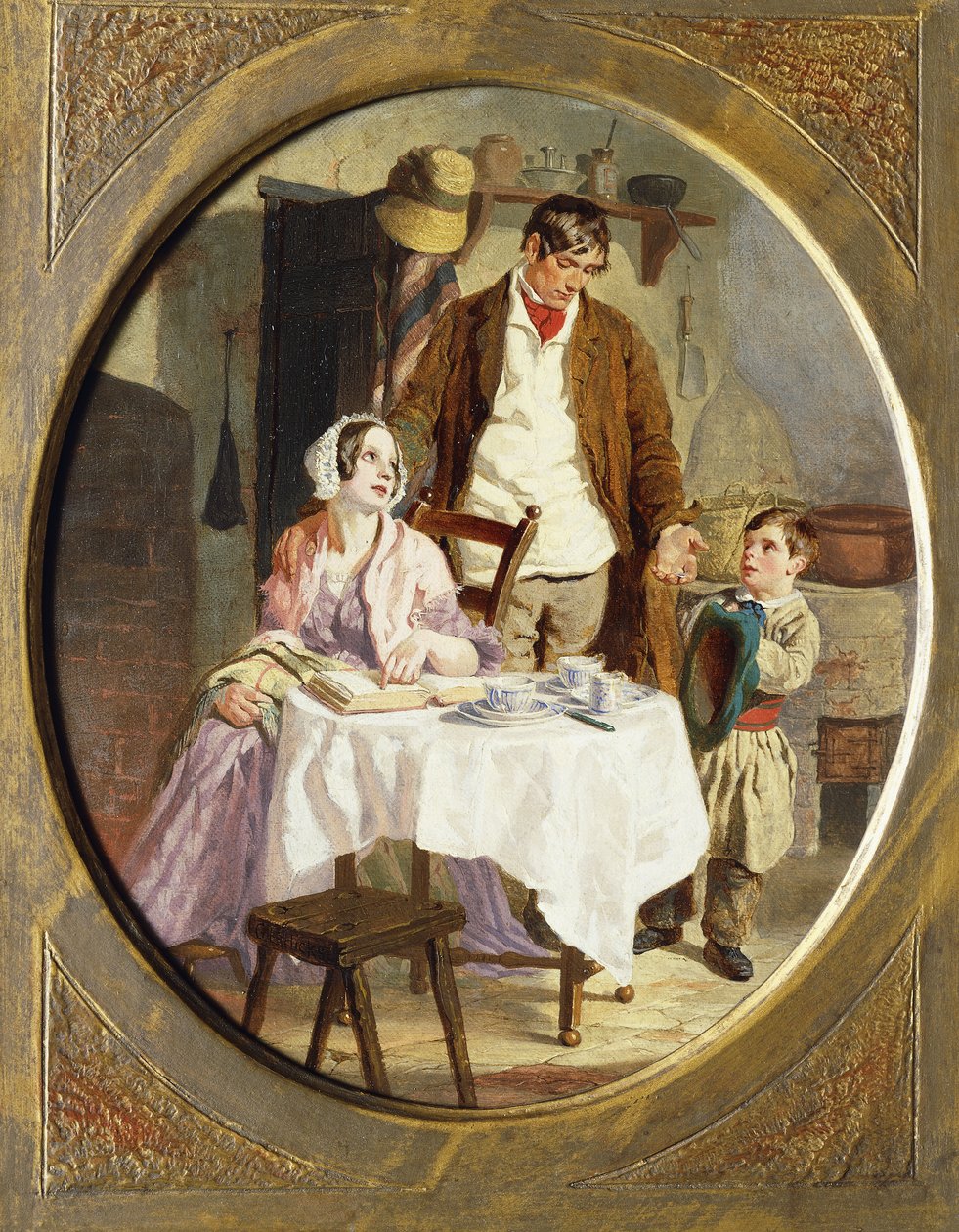 Aile Hesapları, by George Elgar Hicks