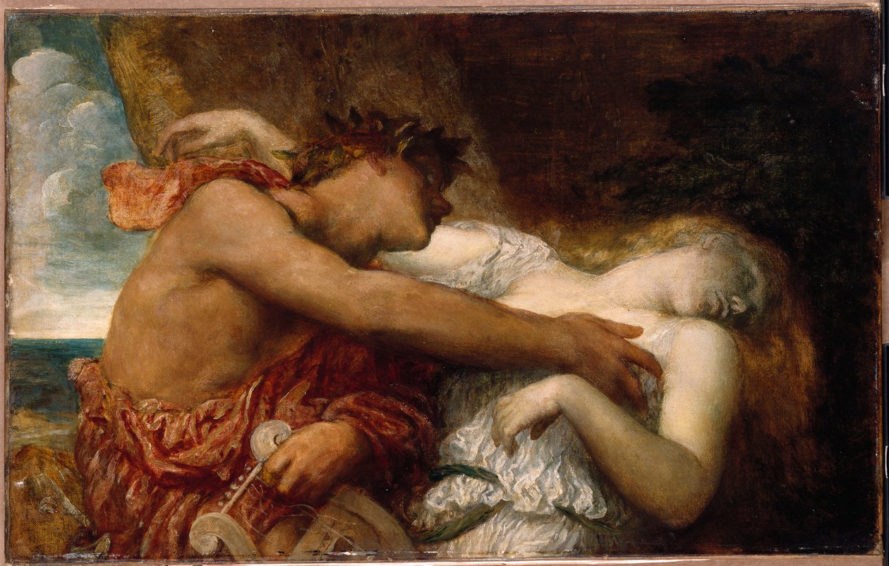 Orpheus ve Eurydice, c.1870 by George Frederick Watts