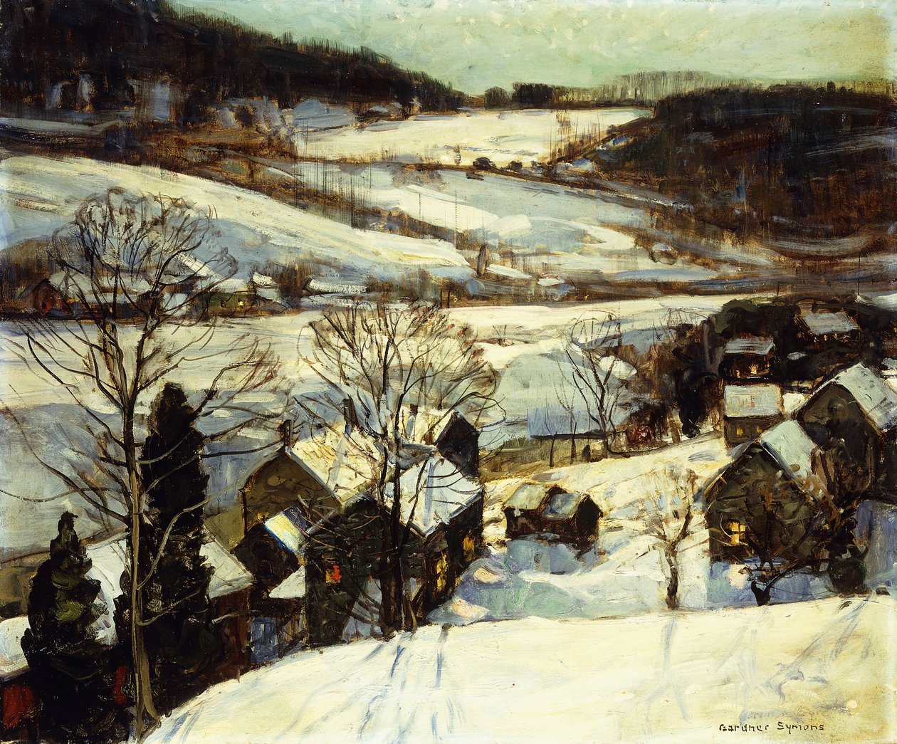 kış alacakaranlığı by George Gardner Symons
