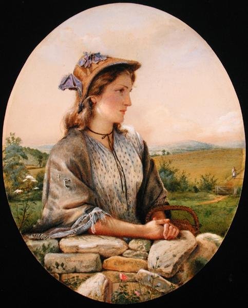 Köylü Kızı by George Goodwin Kilburne