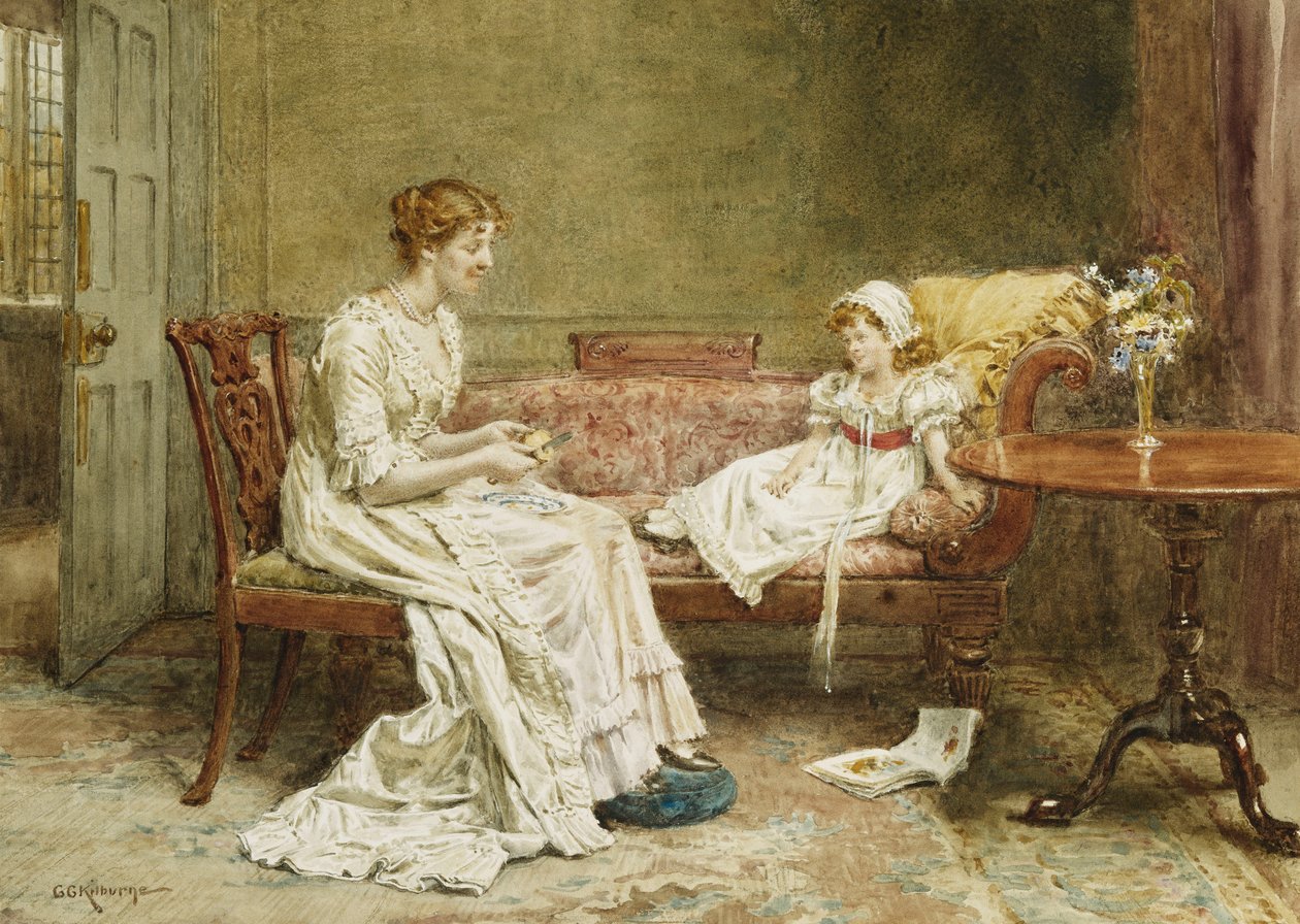 Hayali hastalık, by George Goodwin Kilburne
