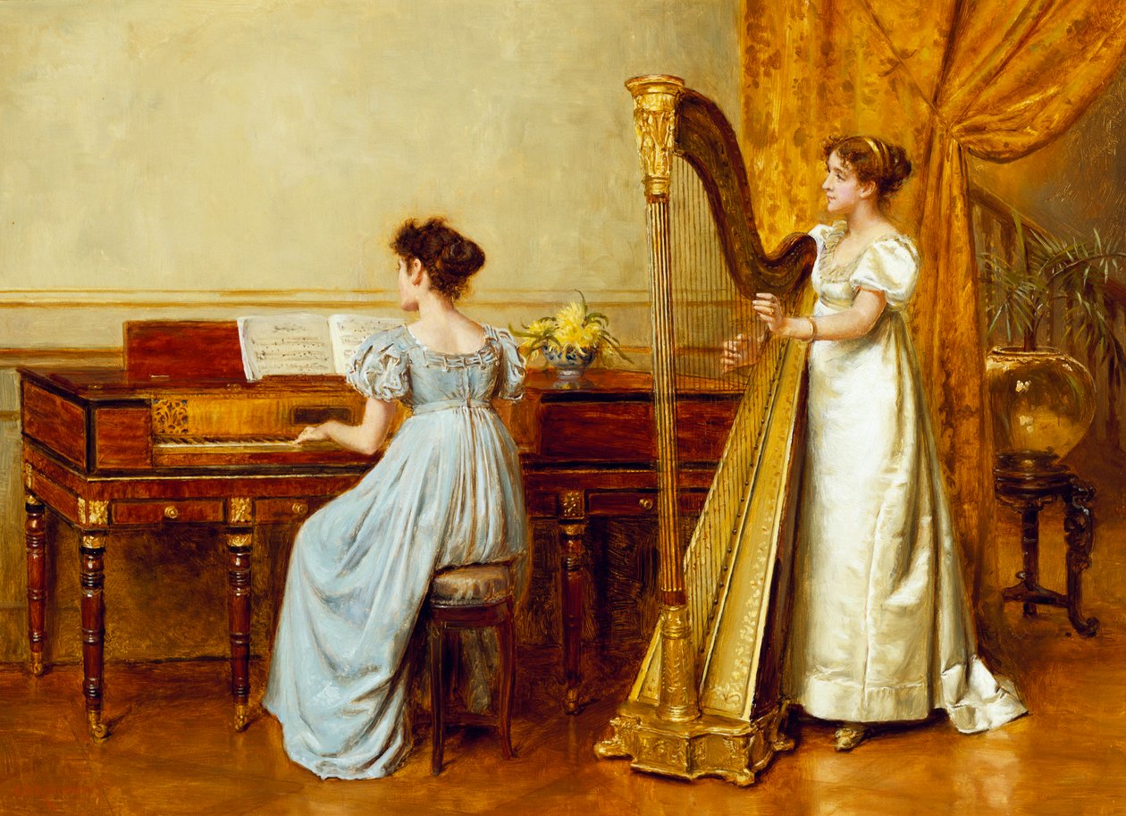 Müzik Odası by George Goodwin Kilburne