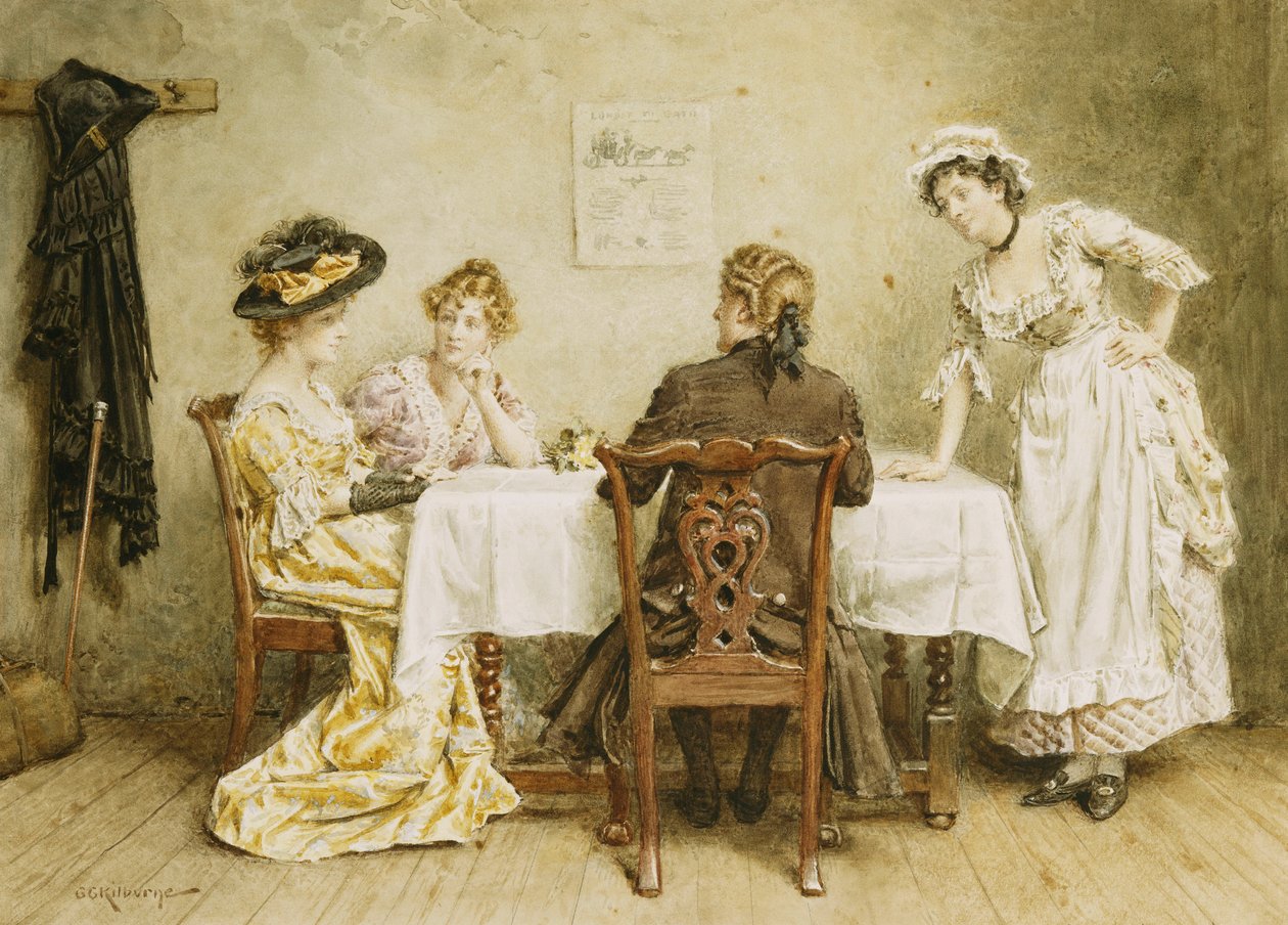 Gezginler, by George Goodwin Kilburne