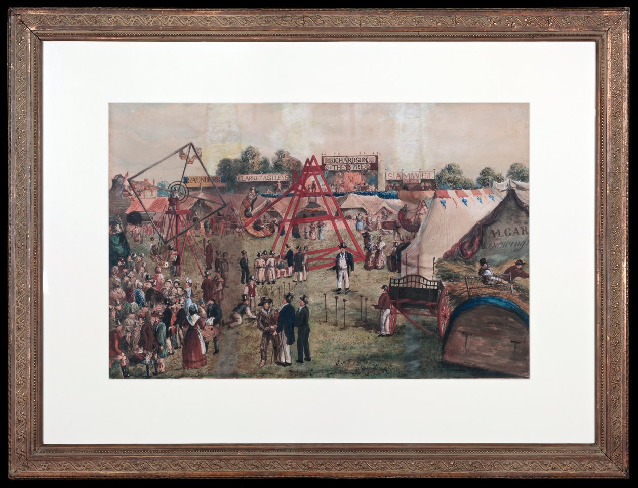 ಕ್ರೊಯ್ಡಾನ್ ಫೇರ್, 1833 (ಬಳಪ) ಟರ್ಕ್ by George Hawkins