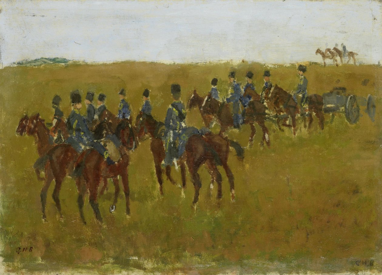 Manevrada Topçu by George Hendrik Breitner