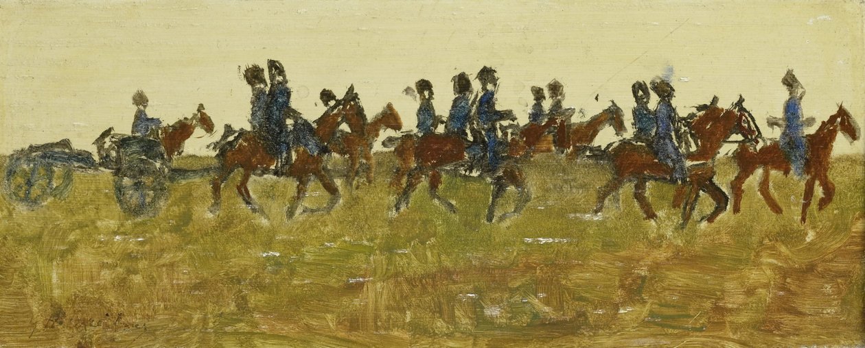Manevradaki Süvariler by George Hendrik Breitner