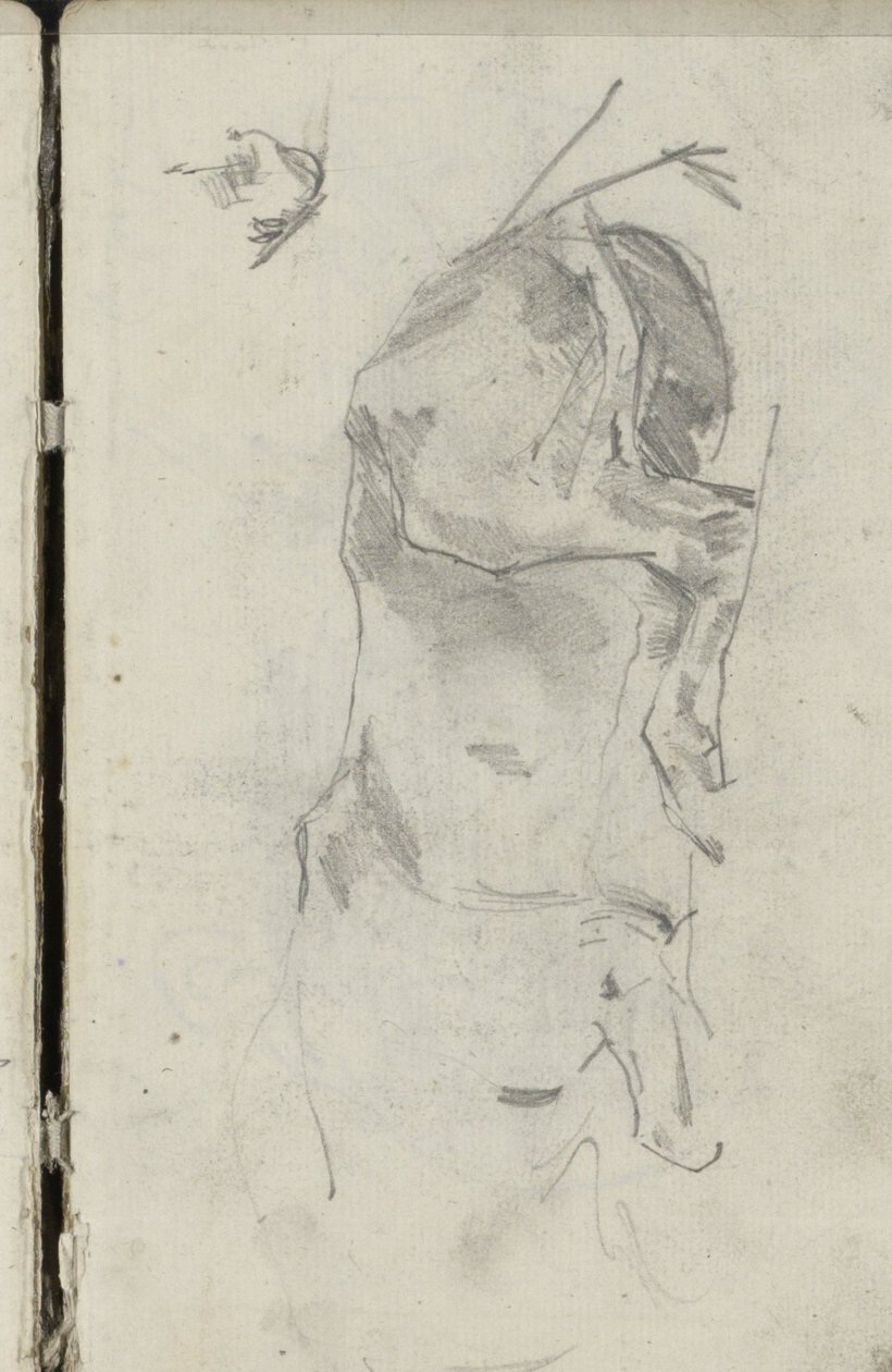 yaslanmış at by George Hendrik Breitner