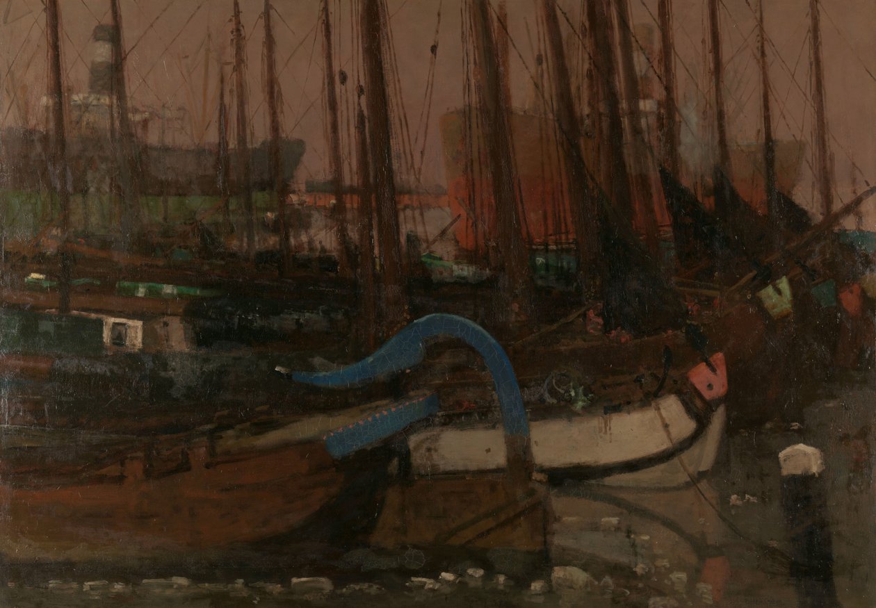 Buzdaki Gemiler by George Hendrik Breitner