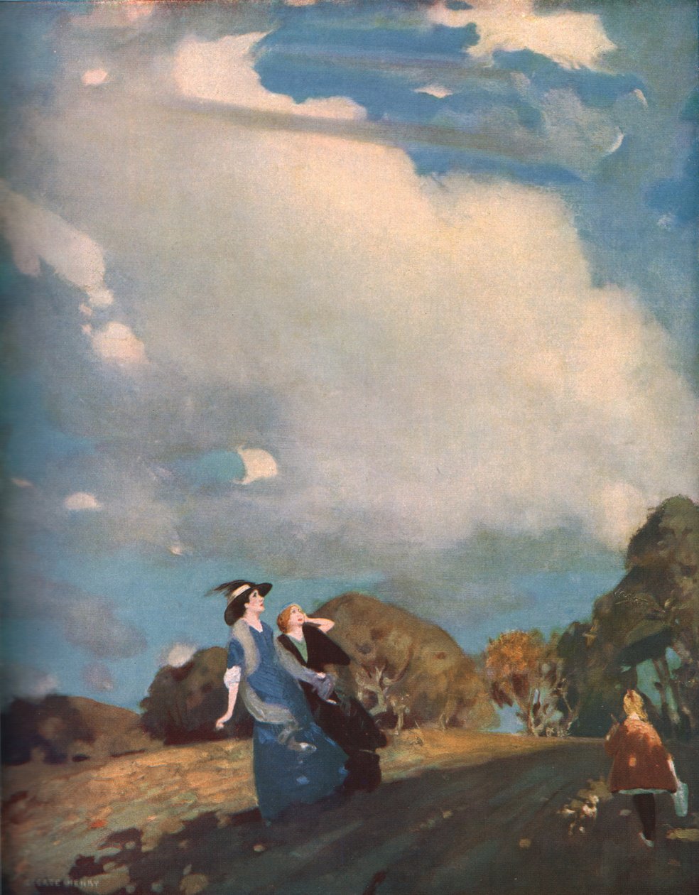 Lark, 20. yüzyılın başları, c1930. by George Henry
