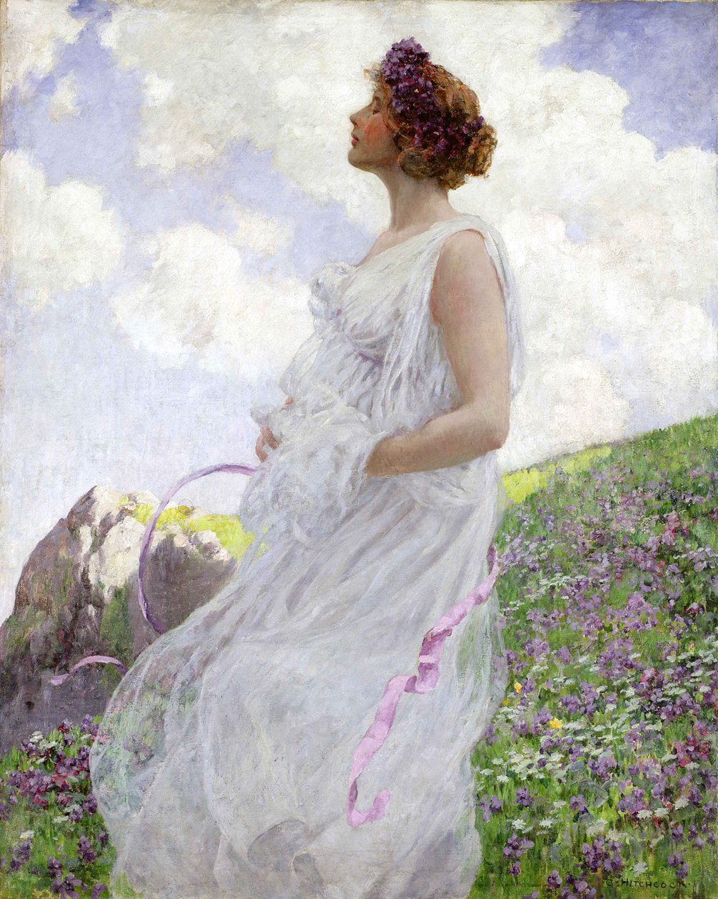 Calypso, c.1906 (tuval üzerine yağlıboya) by George Hitchcock