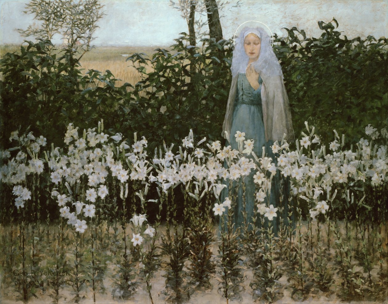 Müjde, 1887. by George Hitchcock