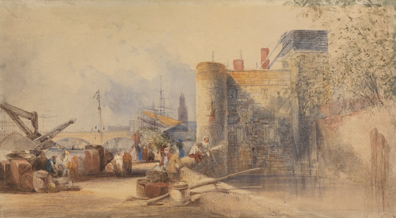 Londra Kulesi'ndeki hendek by George Howse